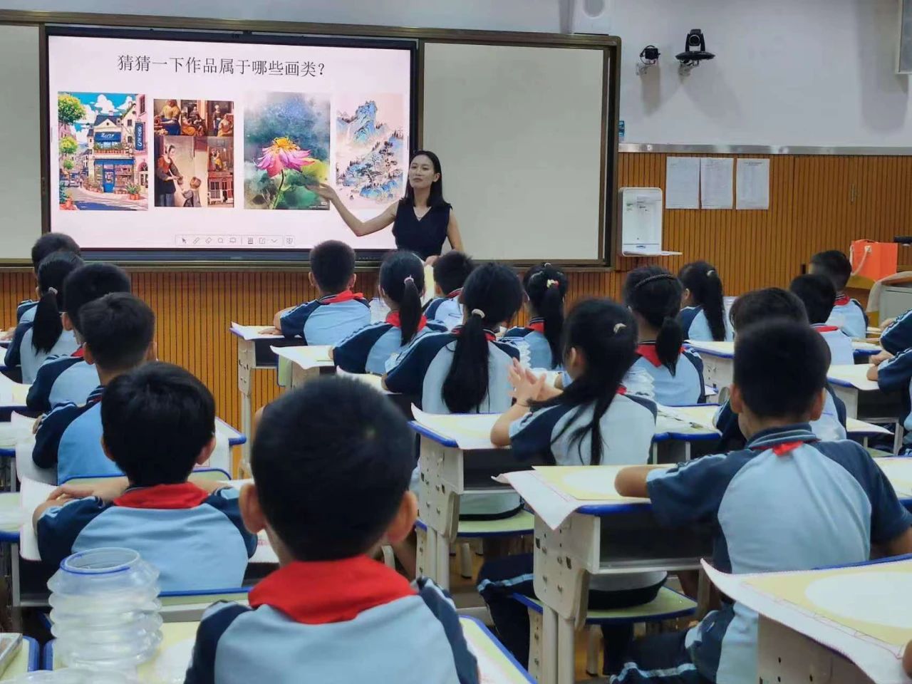 書畫創作走進校園 科普知識浸潤童心